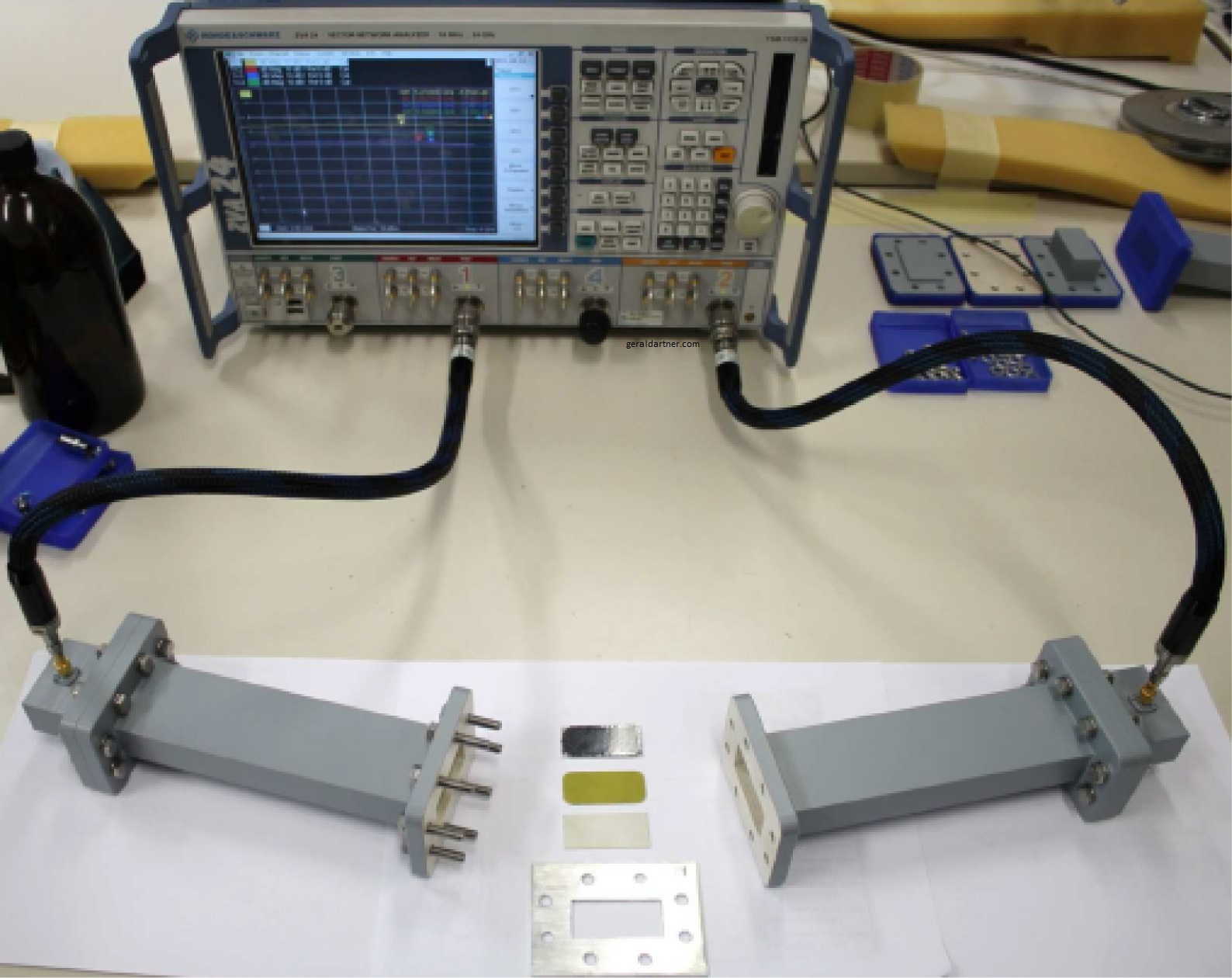 Measurements of CFRP Material Properties with NRW-Method
