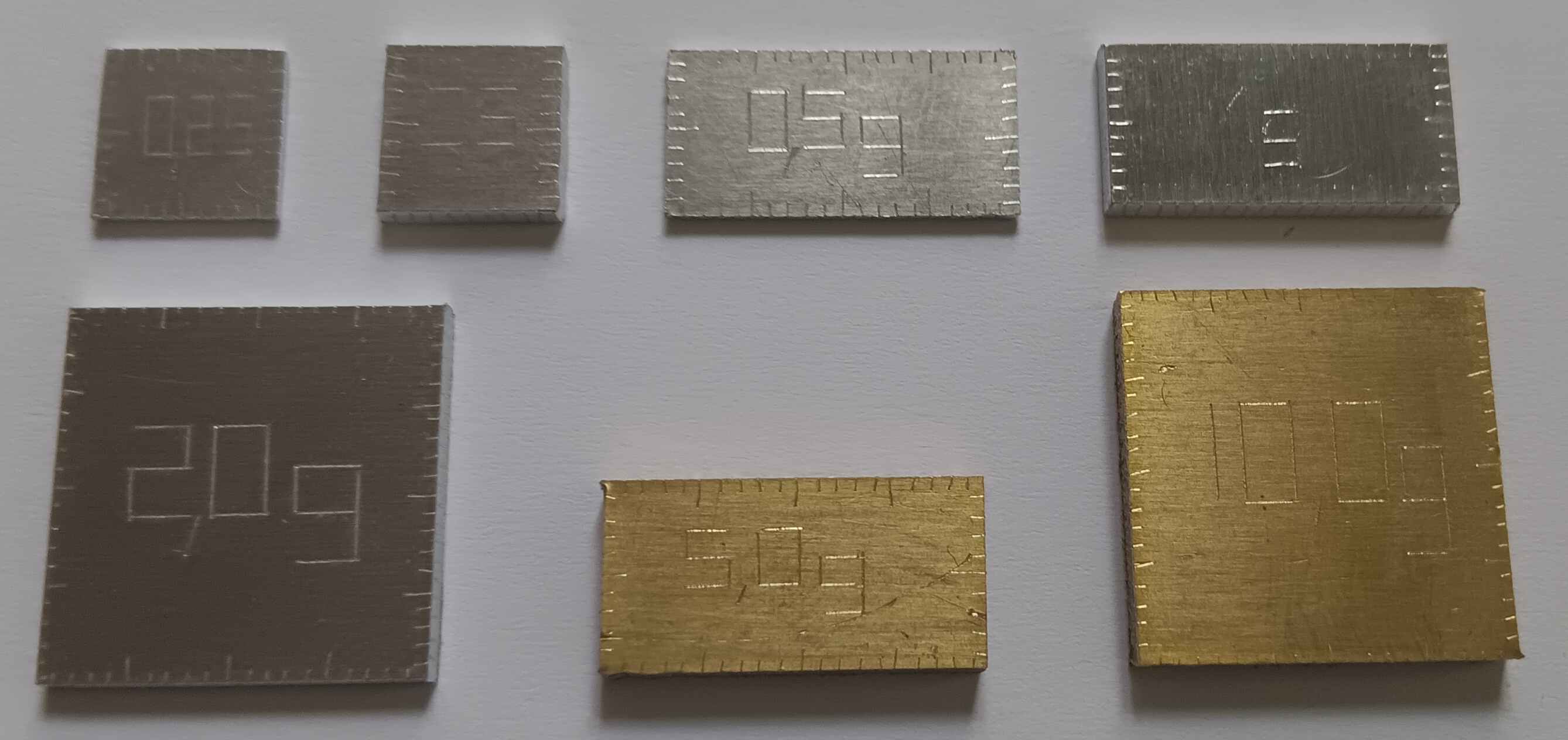 Group photo of coin measurement system